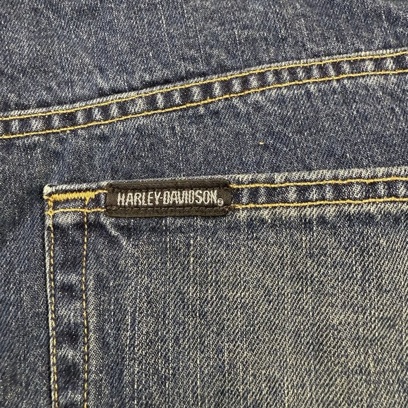Harley Davidson Genuine Motorclothes Denim Jeans Men's Size 44"x32" Retro Gorp - Picture 7 of 8